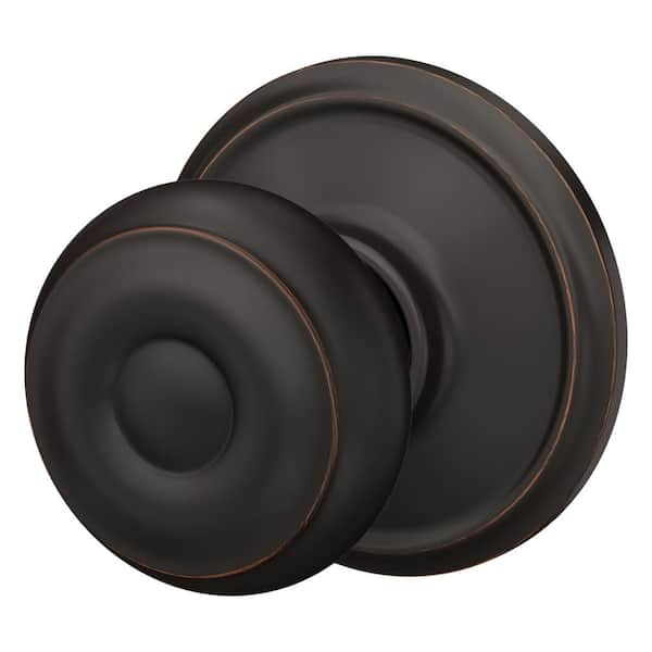 Georgian Aged Bronze Passage Hall/Closet Door Knob (4-Pack) Georgian Aged Bronze Passage Hall/Closet Door Knob (4-Pack)