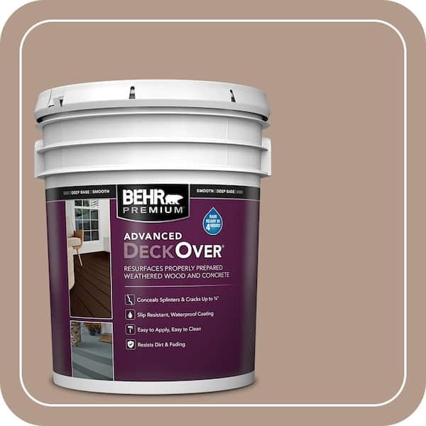 5 gal. #SC-160 Rose Beige Smooth Solid Color Exterior Wood and Concrete Coating