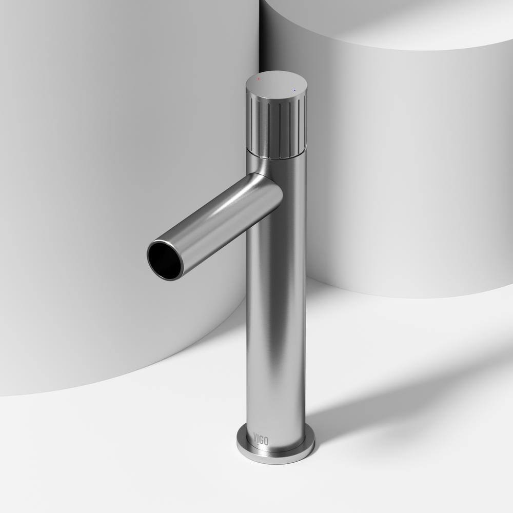Ashford Brushed Nickel Single-Handle Vessel Bathroom Faucet