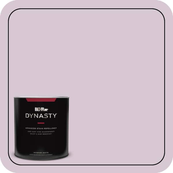 BEHR DYNASTY 1 qt. #S110-2 Orchid Haze Matte Interior Stain-Blocking Paint & Primer