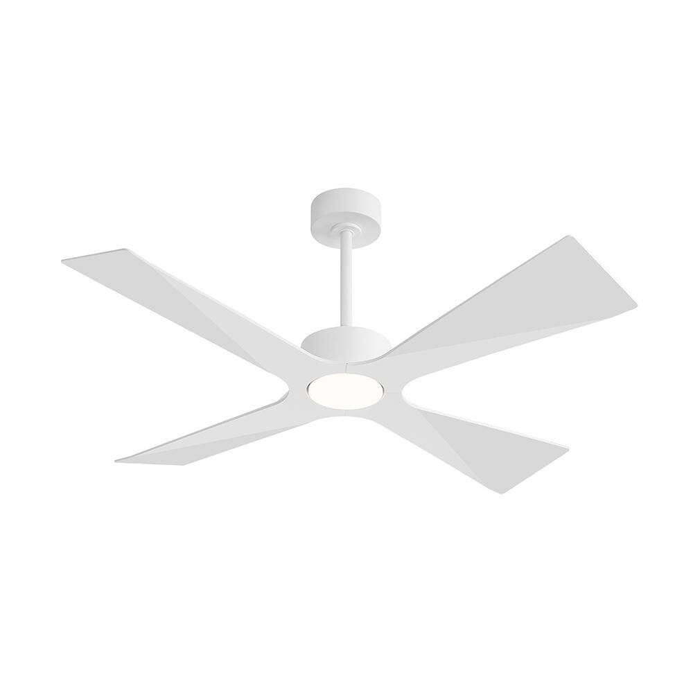 54 in. 4-ABS Blades Indoor White LED Ceiling Fan with Remote price history on PriceWatchPro