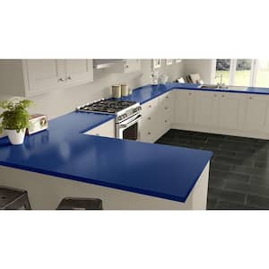 4 ft. x 8 ft. Laminate Sheet in Lapis Blue with Matte Finish