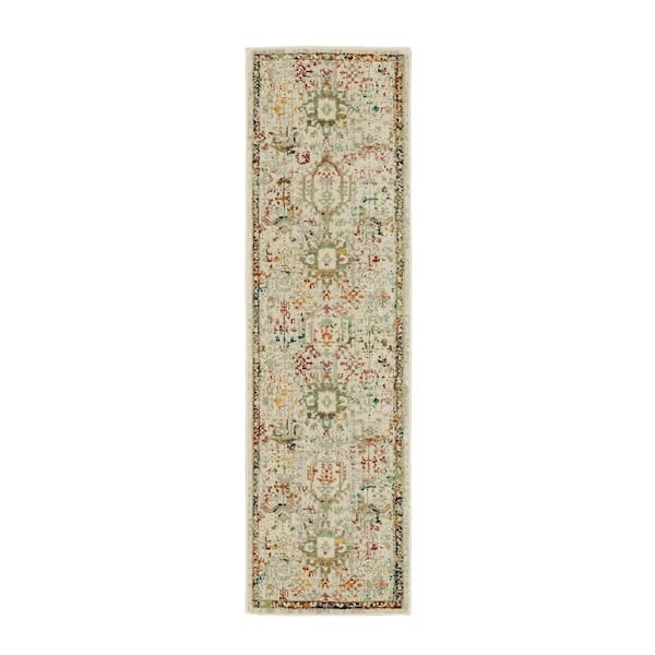 Medallion Multi 2 ft. x 7 ft. Indoor Runner Area Rug