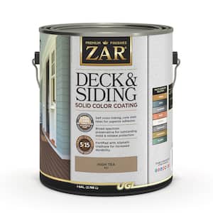 1 Gal. High Tea Exterior Deck and Siding Solid Color Coating/Stain