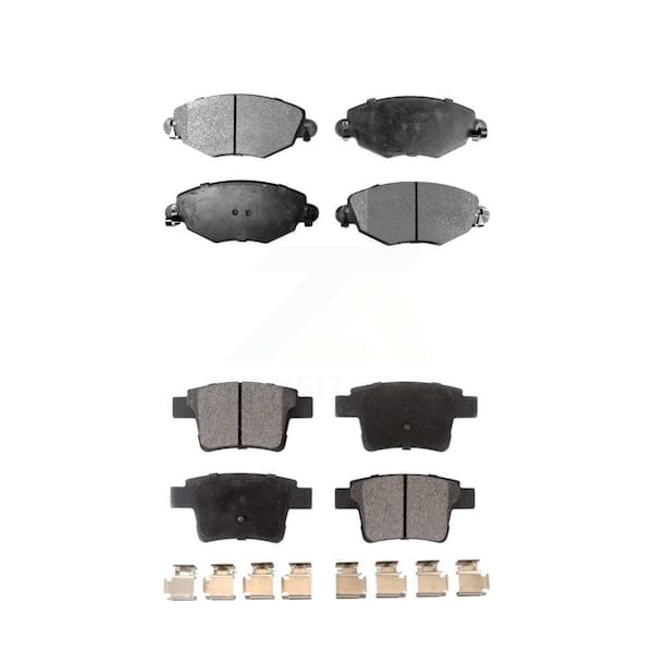 Front Rear Ceramic Brake Pads Kit For 2006-2008 Jaguar X-Type KTC-100464