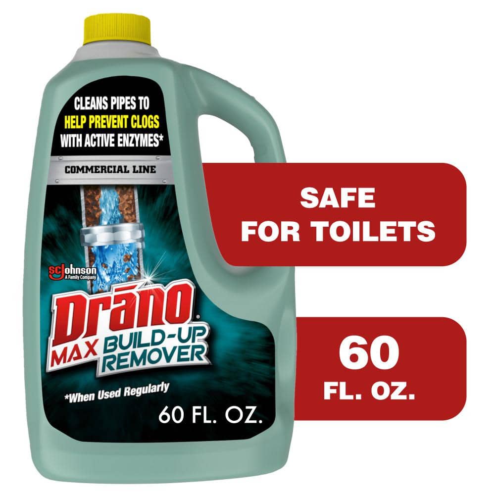Drano Commercial Line 42 fl. oz. Max Gel Clog Remover (8-Pack) 694773 - The Home  Depot