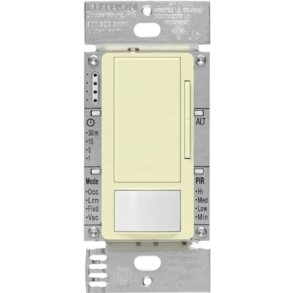 Maestro 0-10 Volt Dimmer Sensor Switch, 8A/120-277 Volt, Single-Pole/3-Way, Beige (MS-Z101-AL)