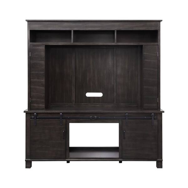Unbranded 73 in. Espresso TV Stand Fits TV's up to 58 in.
