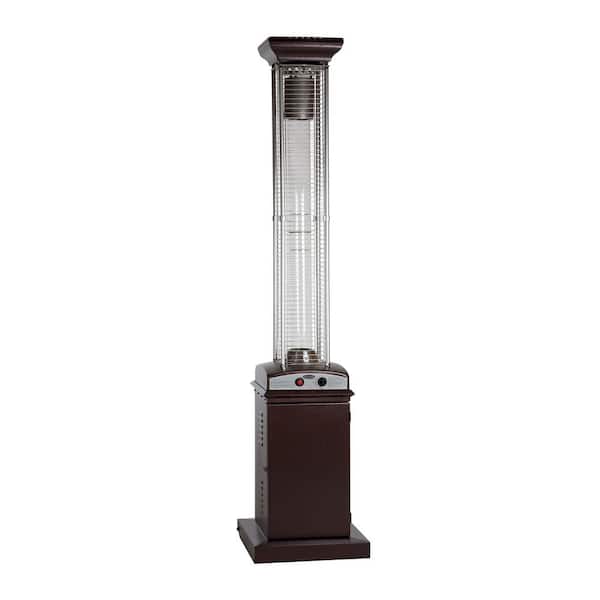 46,000 BTU Hammered Bronze Gas Patio Heater