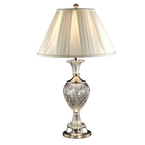 Dale Tiffany 29 in. Yorktown Polished Nickel Table Lamp