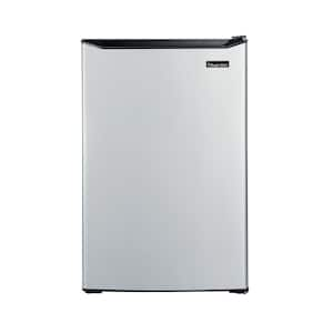 4.5 cu. ft. Mini Fridge with True Freezer in Stainless Look