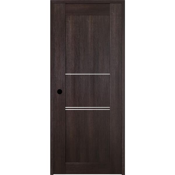 Belldinni Vona 28 in. x 80 in. Right-Hand Veralinga Oak Textured Solid Core Wood Single Prehung Interior Door