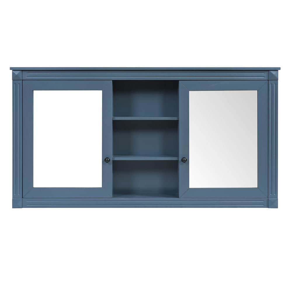 55 in. W x 28.7 in. H Rectangular MDF Medicine Cabinet with Mirror price history on PriceWatchPro