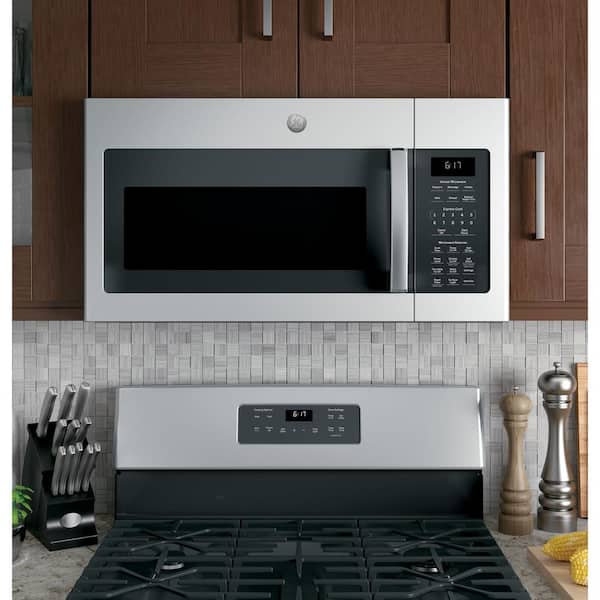 GE - JNM3184DPBB - GE® 1.8 Cu. Ft. Over-the-Range Microwave Oven with  Recirculating Venting-JNM3184DPBB