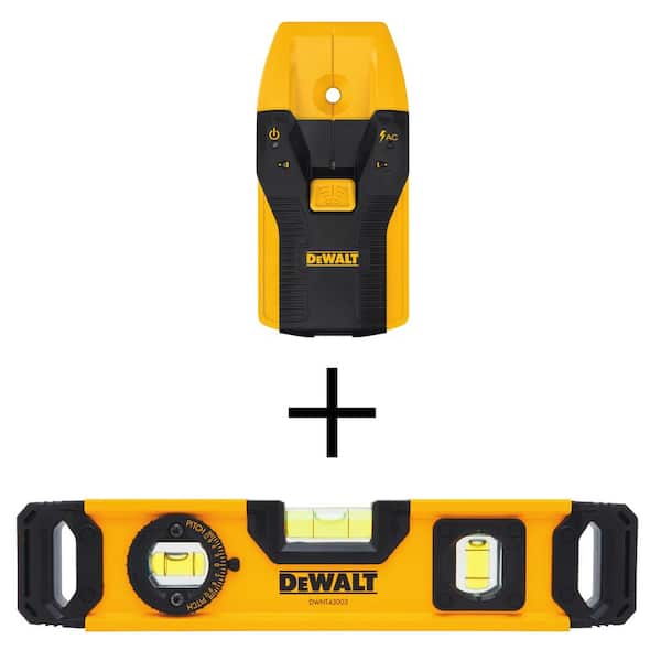 3/4 in. Stud Finder and 9 Torpedo Level DW0100W43003 - The Home