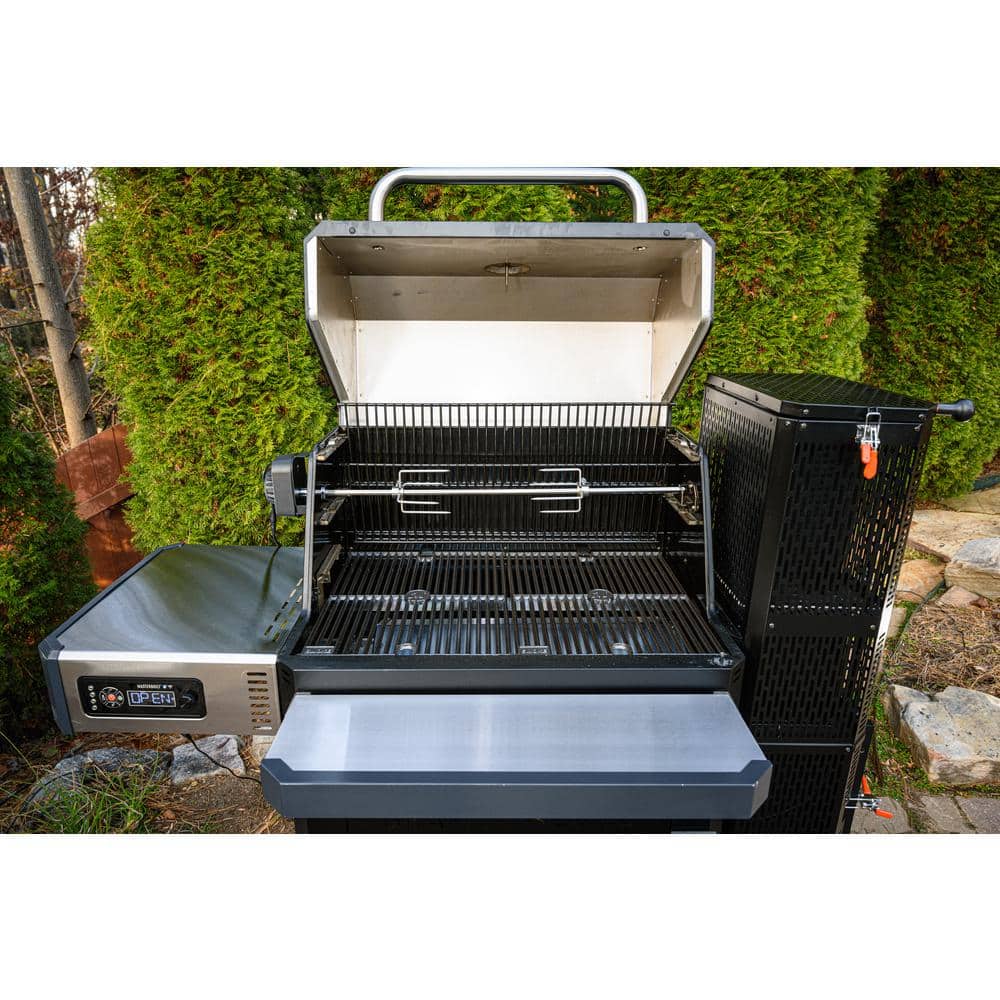 Stainless Steel Rotisserie Kit with Electric Motor