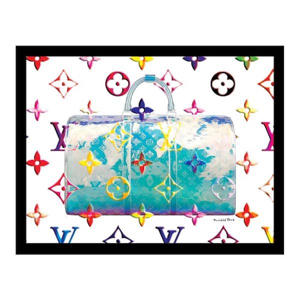 VENICE BEACH Collections Designer Handbag by Fairchild Paris 1-Piece Framed Graphic Print Abstract Poster Art Print 18 in. x 14 in.