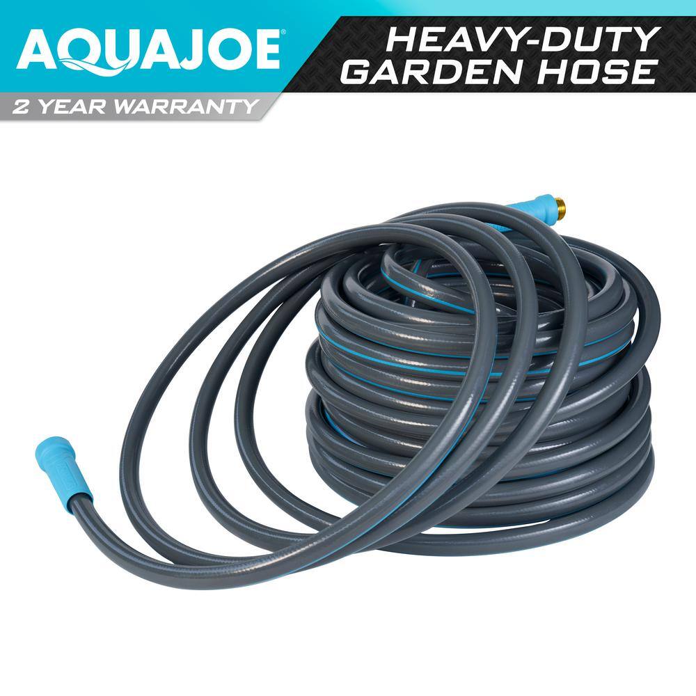 Aqua Joe AJHD120-58 Heavy Duty Garden Hose   120 ft   5/8 in   Kink Resistant