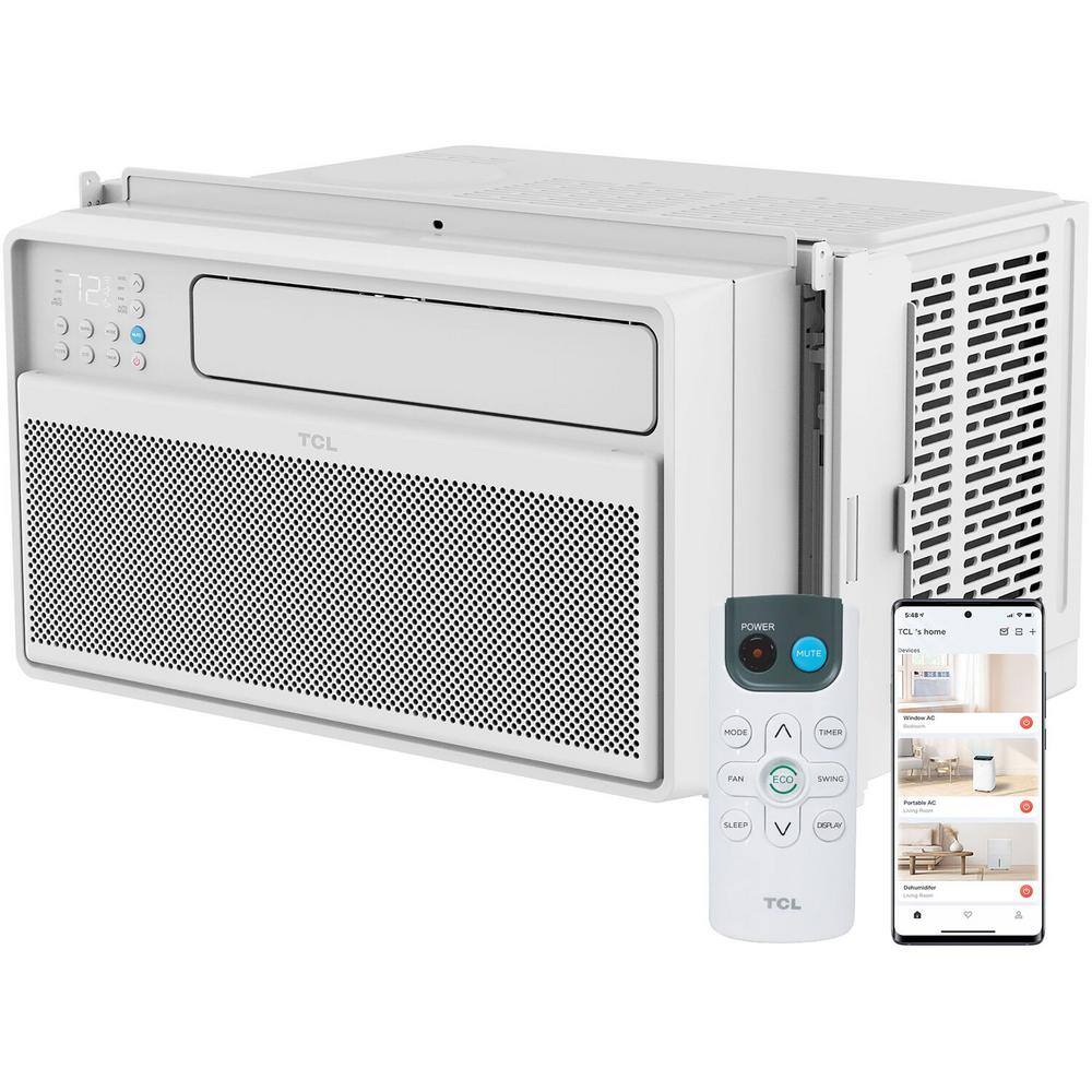 Tcl 8000 Btu Q Series Smart Inverter Window Ac Ultra Quiet 38 Energy