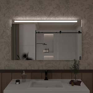 Spring 42 in. W x 24 in. H Rectangular Frameless LED Wall Bathroom Vanity Mirror