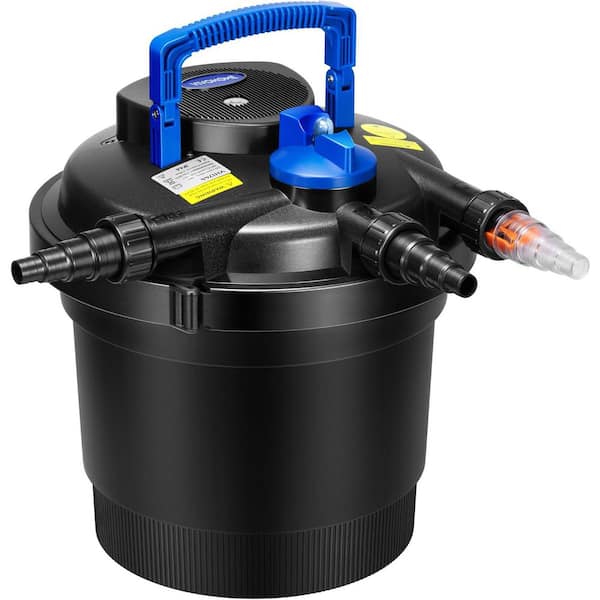 2110-GPH Pressurized Biological Pond Filter with 13-Watt UV Light