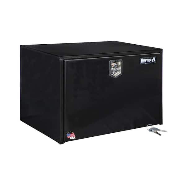 Buyers Products Company 24 in. x 24 in. x 36 in. Gloss Black Steel Underbody Truck Tool Box