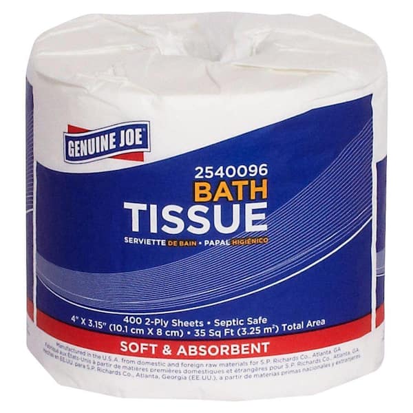 Genuine Joe Standard Bath Tissue 2-Ply (96 Rolls)