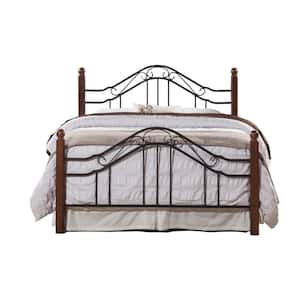 Madison Textured Black Queen Bed Frame