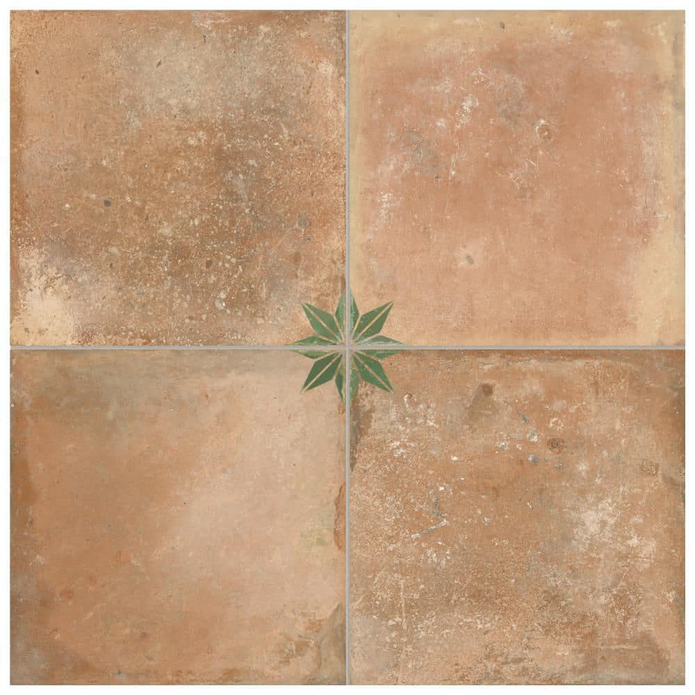 Kings Nonna with Sage Star 9 in. x 9 in. Porcelain Floor and Wall Take Home Tile Sample price history on PriceWatchPro