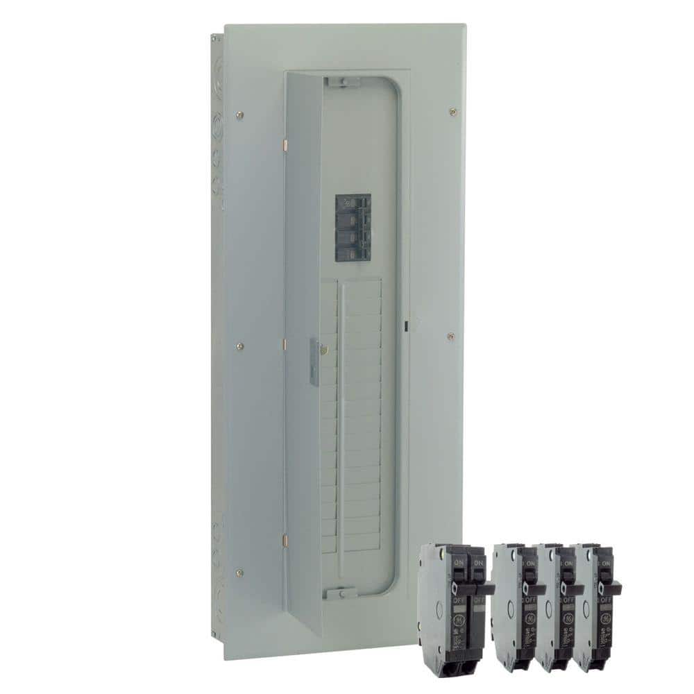 40-Circuit 32-Space GE 200-Amp Indoor Main Breaker Electrical Load Panel Box 
