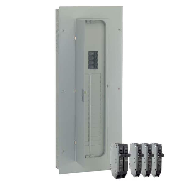 GE 200 Amp 32-Space 40-Circuit Indoor Main Breaker Load Center Value Kit