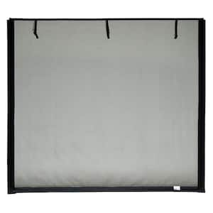 10 ft. x 8 ft. Stationary Garage Door Screen with 2 Zippers and Vinyl Rod Pocket