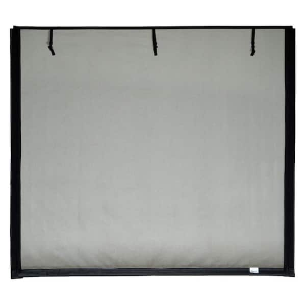 Fresh Air Screens 16 ft. x 8 ft. Roll-Up Garage Door Screen with 2 Zippers and Vinyl Rod Pocket