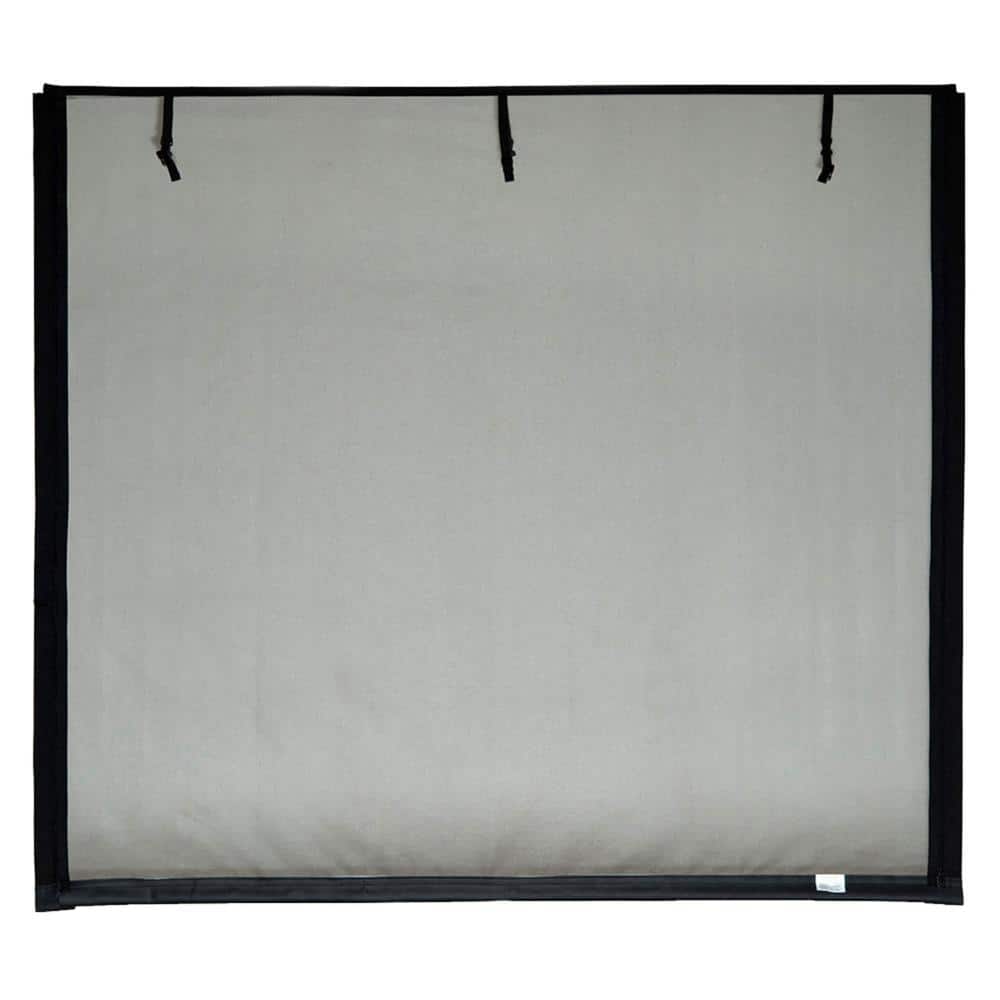 Fresh Air Screens 18 ft. x 7 ft. RollUp Garage Door Screen with 2