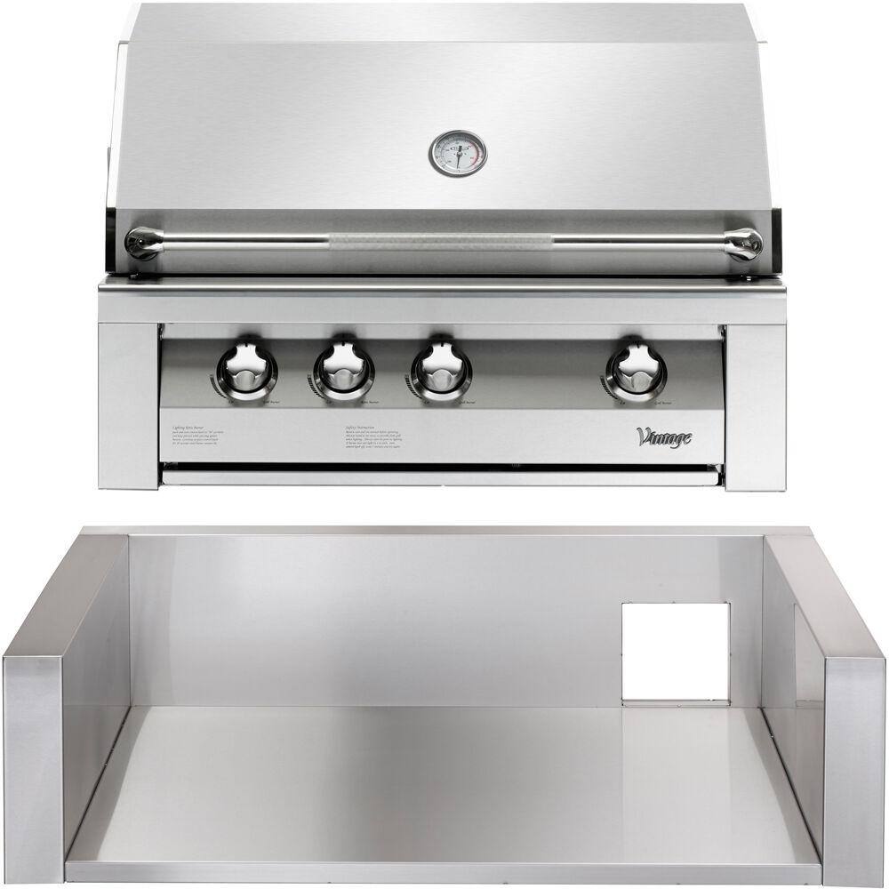 36 in. BuiltIn Natural Gas Grill in Stainless with Insulated Jacket