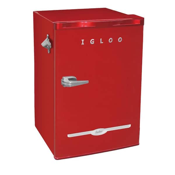 IGLOO 3.2 cu. ft. Mini Refrigerator in Red