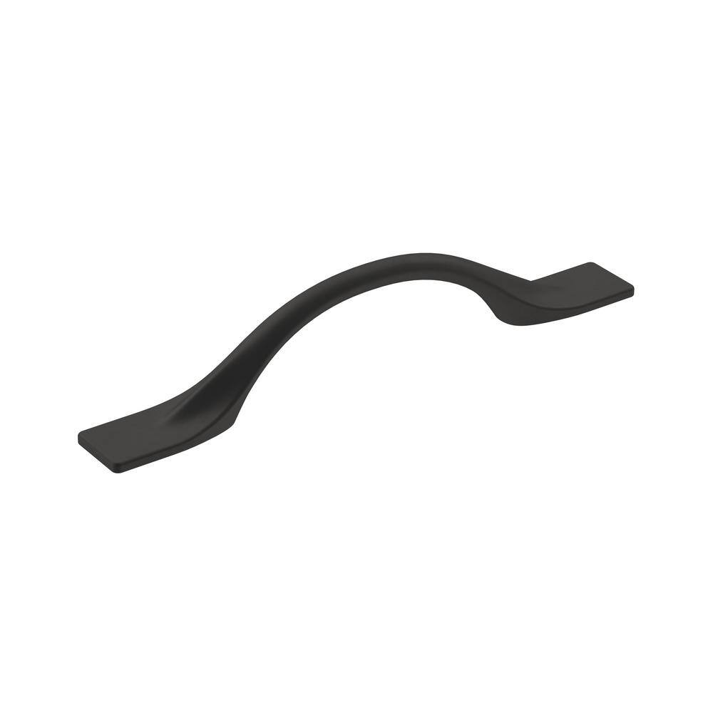 Matte Black Modern Arch Cabinet Pull 3-3/4 inch
