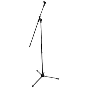 Tripod Microphone Stand with Extending Boom