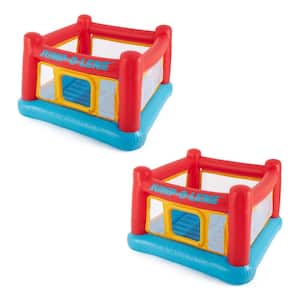 Inflatable Jump O Lene Play Ball Pit Playhouse Bounce House Ring (2-Pack)