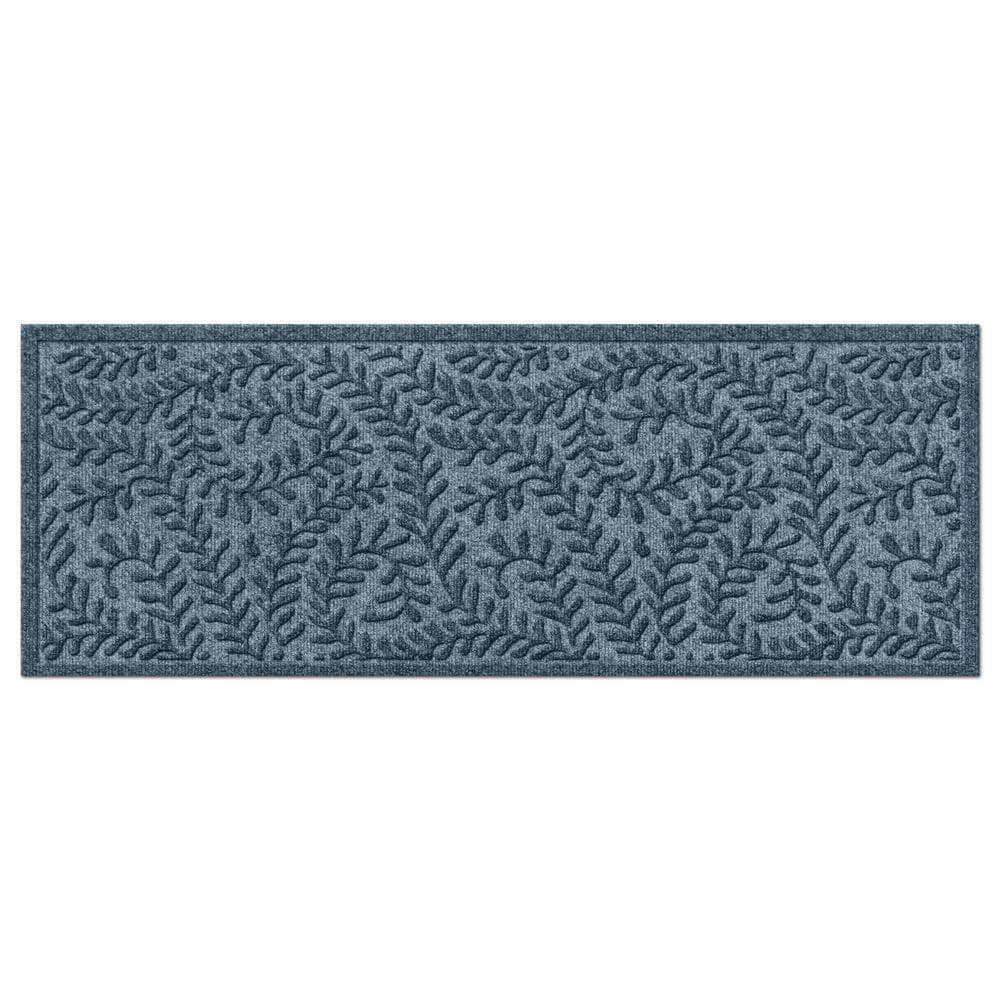 Bungalow Flooring Waterhog Boxwood Bluestone 30 in. x 97 in PET