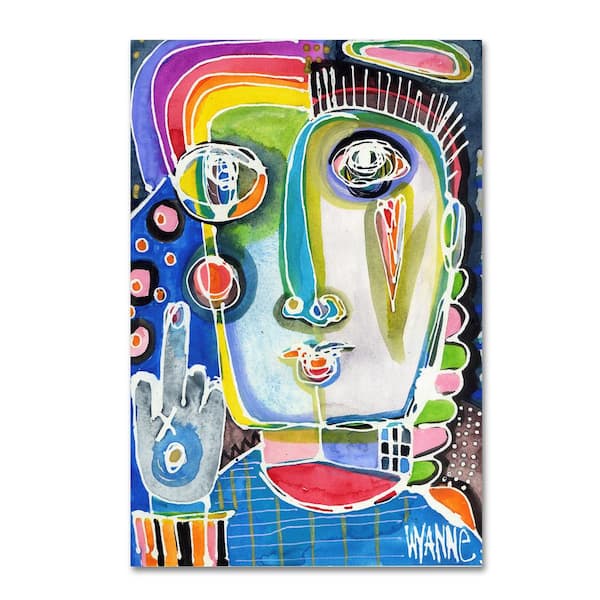 Waynne 'Sometimes You Have to Say Forget This Stuff' Canvas Unframed Photography Wall Art 22 in. W. x 32 in