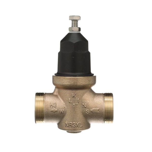 Wilkins 1 in. NR3XL Pressure Reducing Valve with Double Union FNPT Copper Sweat Connection Lead Free