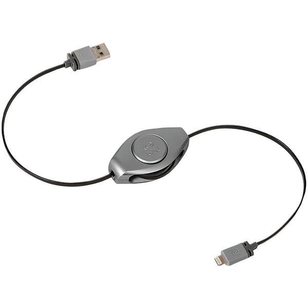 Retrak Lightning Charge and Sync Cable Space, Gray