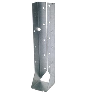 LUC 2 in. x 10 in. Stainless-Steel Face-Mount Concealed-Flange Joist Hanger for Nominal Lumber