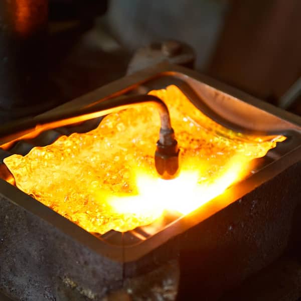 Lava 2 Light Integrated LED Brass Wall Light
