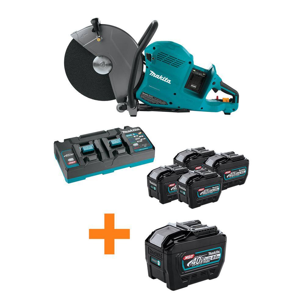 Makita 80V Max (40V Max X2) XGT Brushless 14 In. Power Cutter Kit With ...