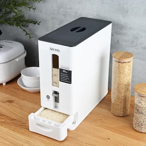 22 lbs. White Rice Dispenser Set