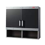 https://images.thdstatic.com/productImages/d490ed00-3e46-49b4-a33f-6ec0525b760e/svn/black-finish-with-gray-metal-trim-rubbermaid-wall-mounted-cabinets-fg5m1600cslrk-64_145.jpg