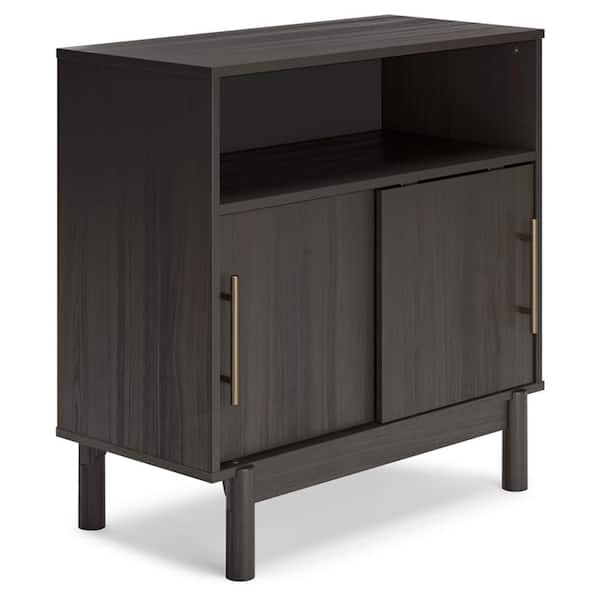 Brymont Dark Gray 31.5 in. Accent Cabinet With 4 Shelves