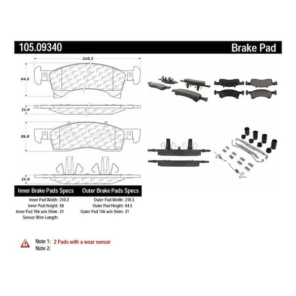 Centric Parts Disc Brake Pad Set